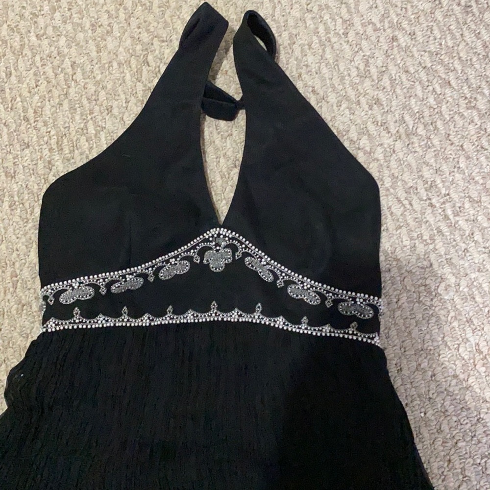 Laundry by Shelli Segal - Black halter top.